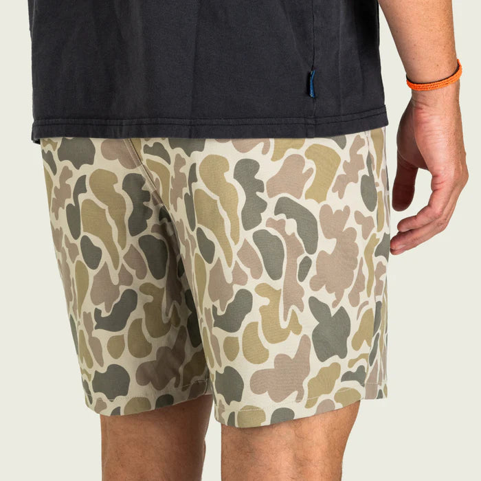 Marsh Prime Haygood Shorts in Khaki Mallard Camo
