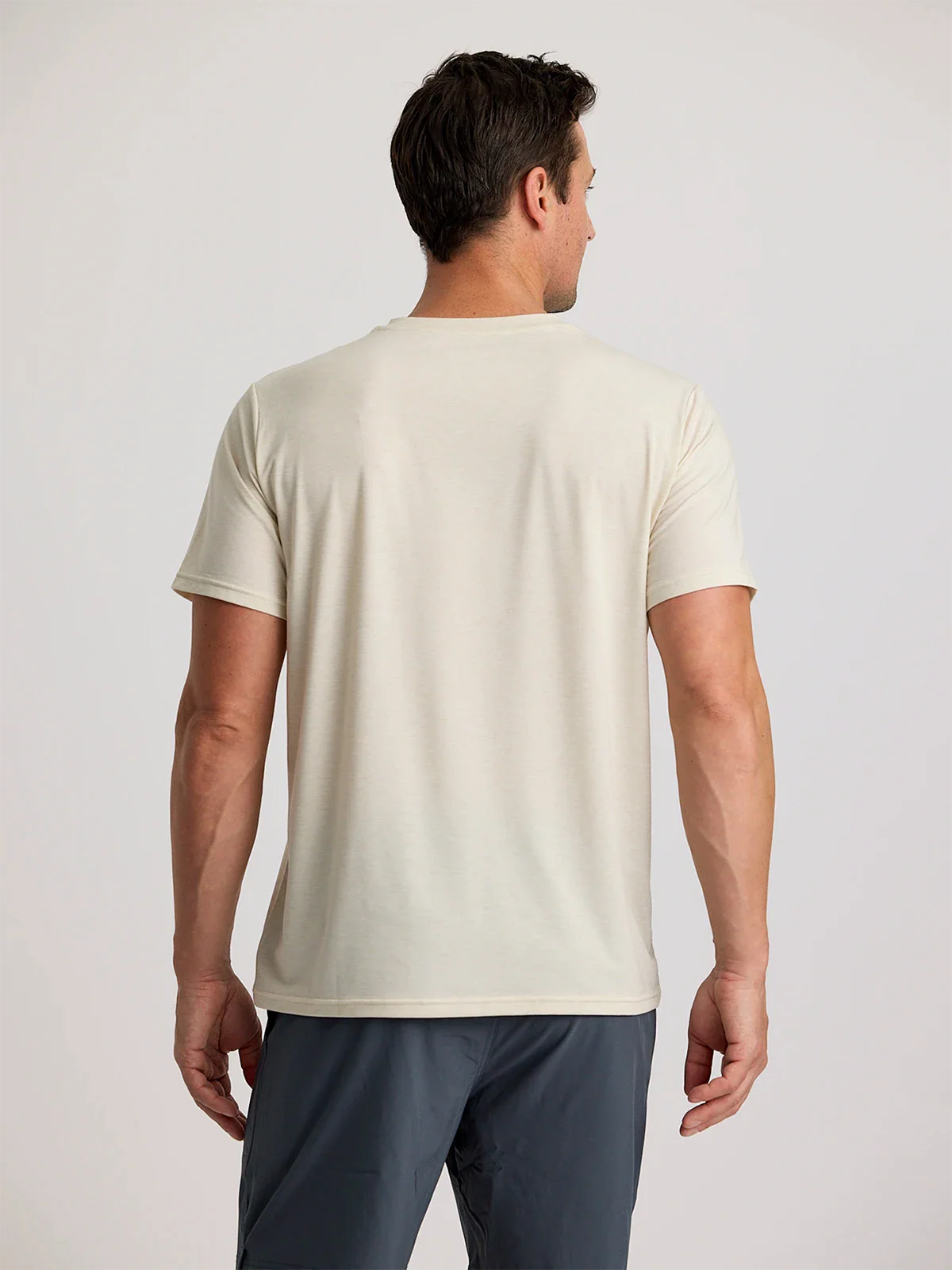 Free Fly Men's Elevate Lightweight Tee in Heather Birch