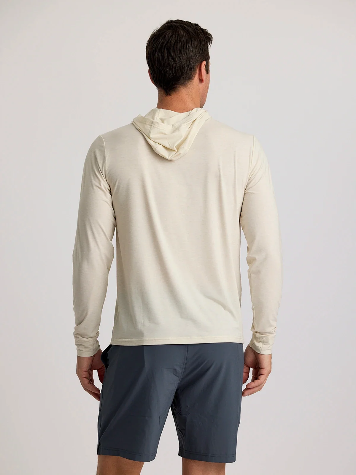 Free Fly Men's Elevate Lightweight Hoodie in Heather Birch