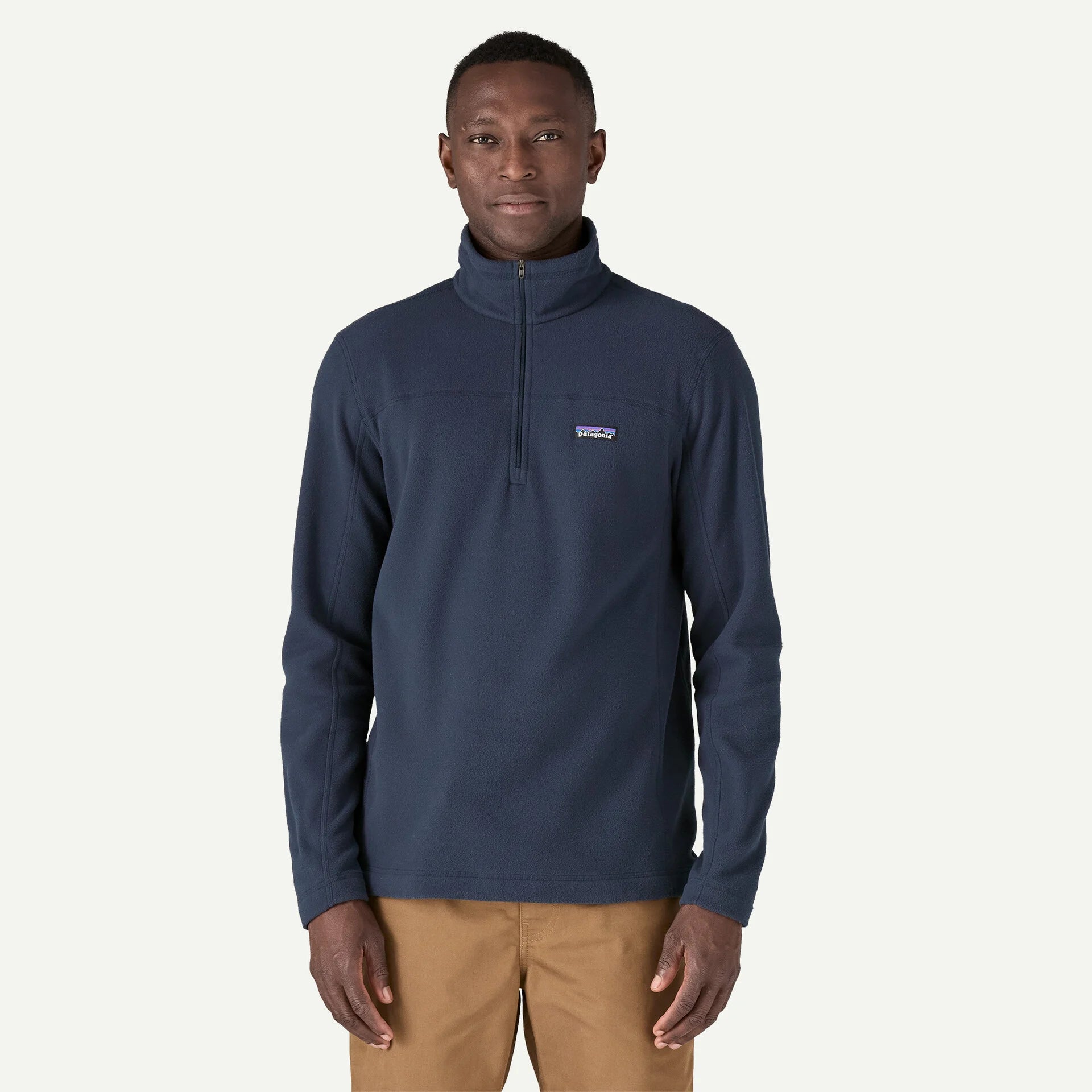 Patagonia Men's Micro D® Fleece Pullover Jacket in New Navy