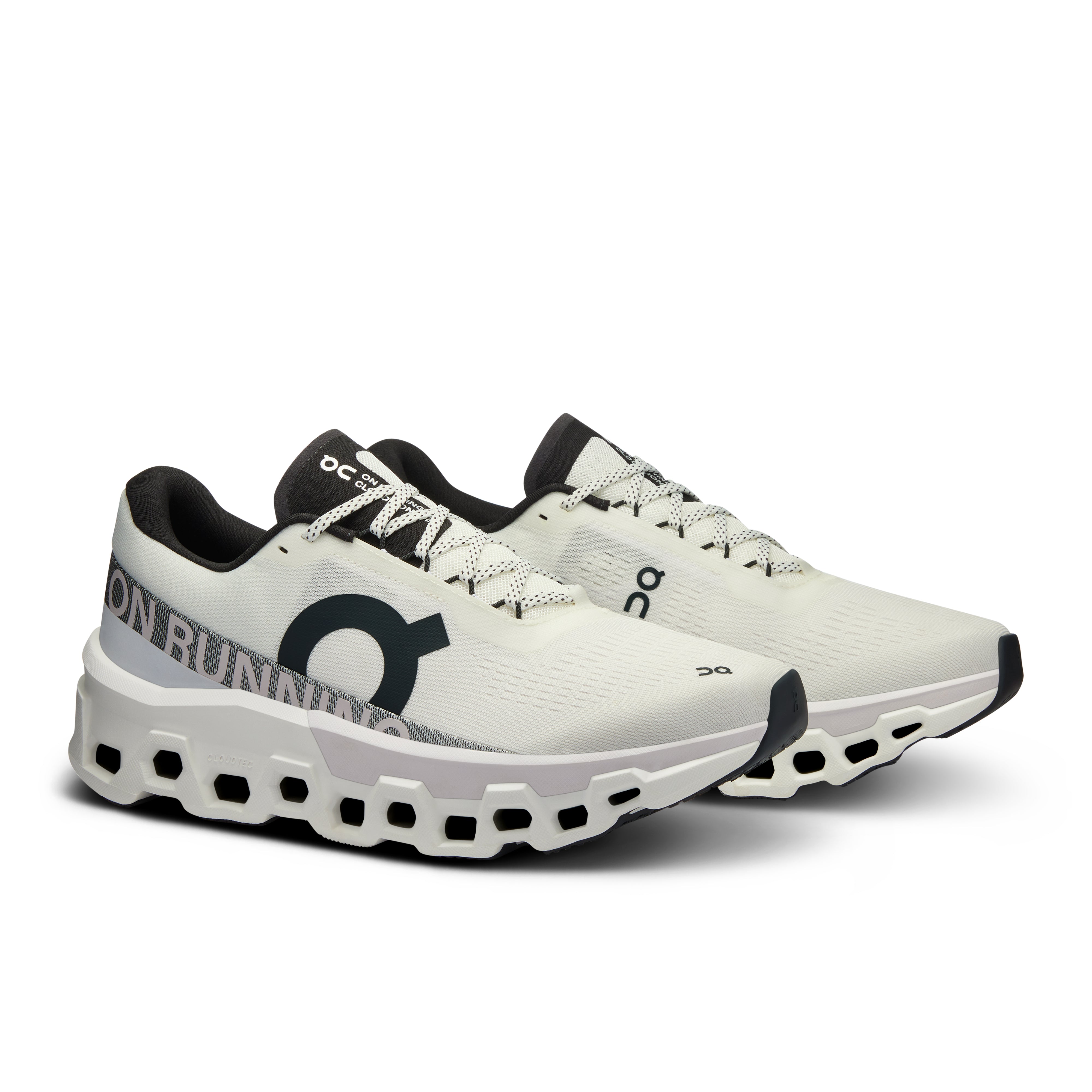 Men's On Cloudmonster 2 Running Shoe in White | Frost