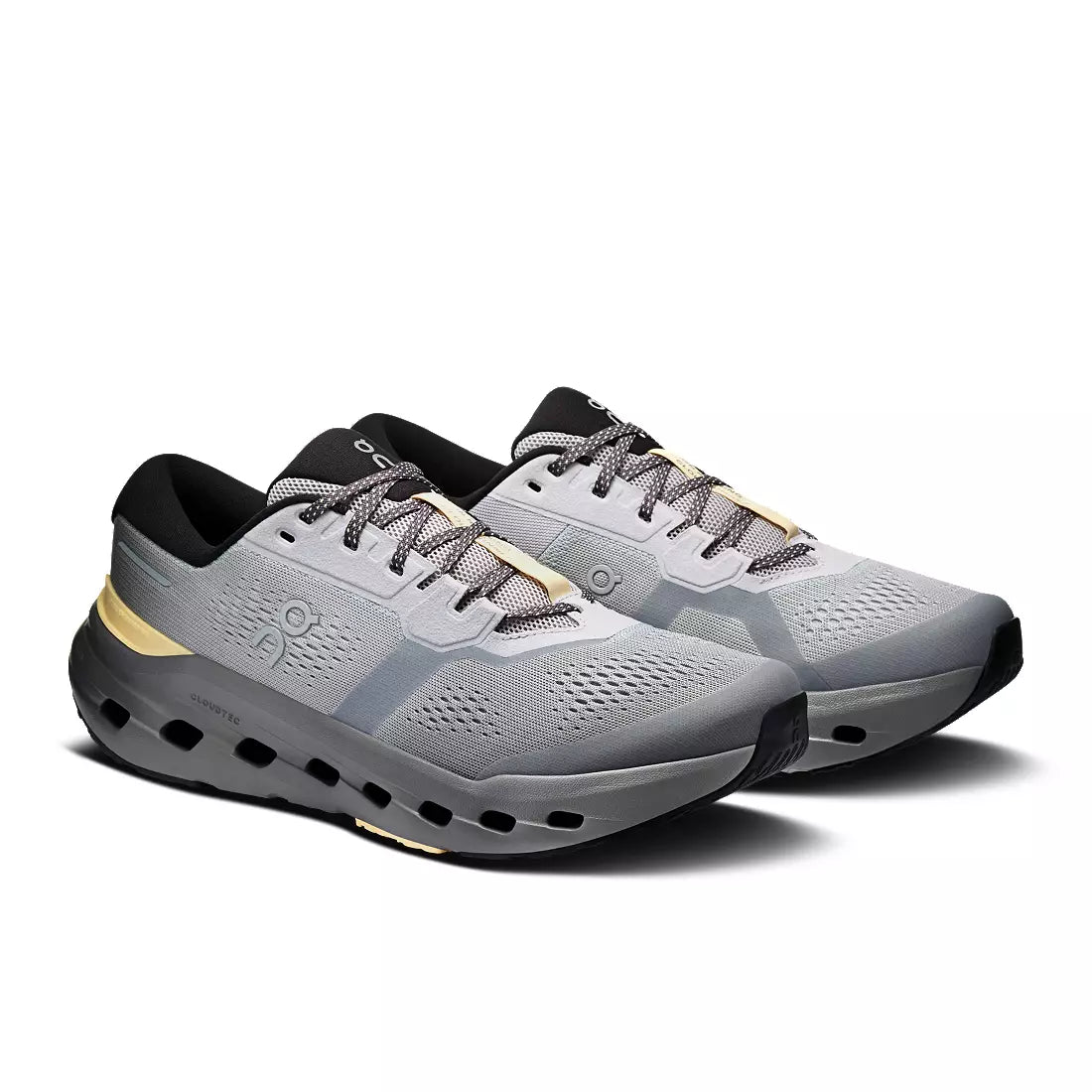On Men's Cloudrunner 3 Running Shoe in Platinum | Squash
