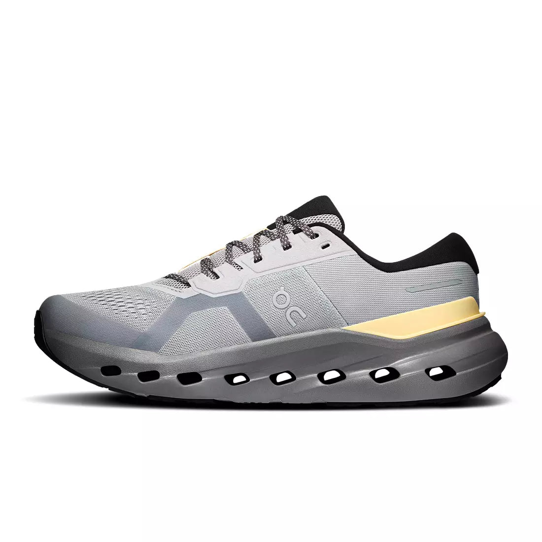 On Men's Cloudrunner 3 Running Shoe in Platinum | Squash