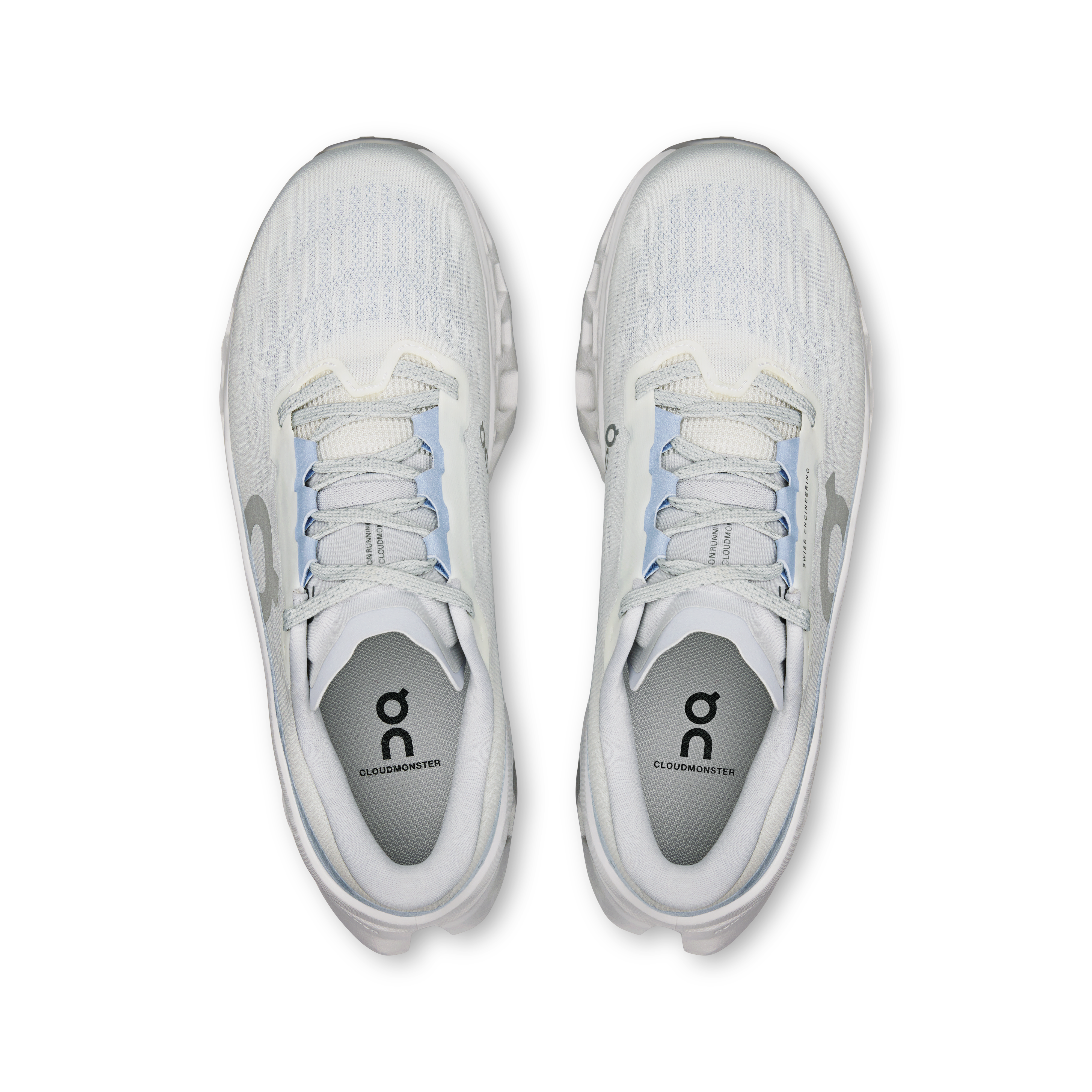 On Women's Cloudmonster 3 Running Shoe in White | Frost
