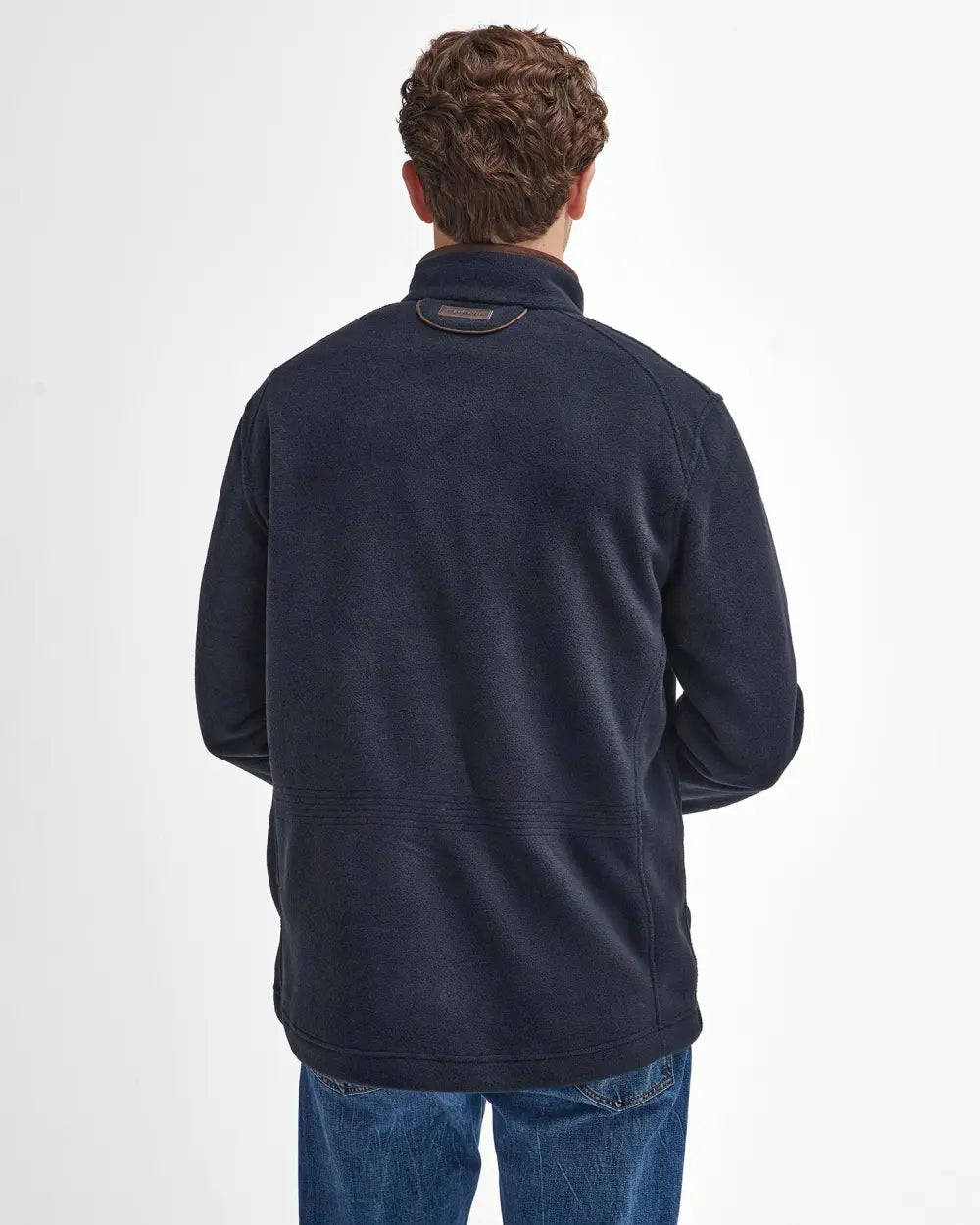 Barbour Langdale Fleece Jacket in Navy