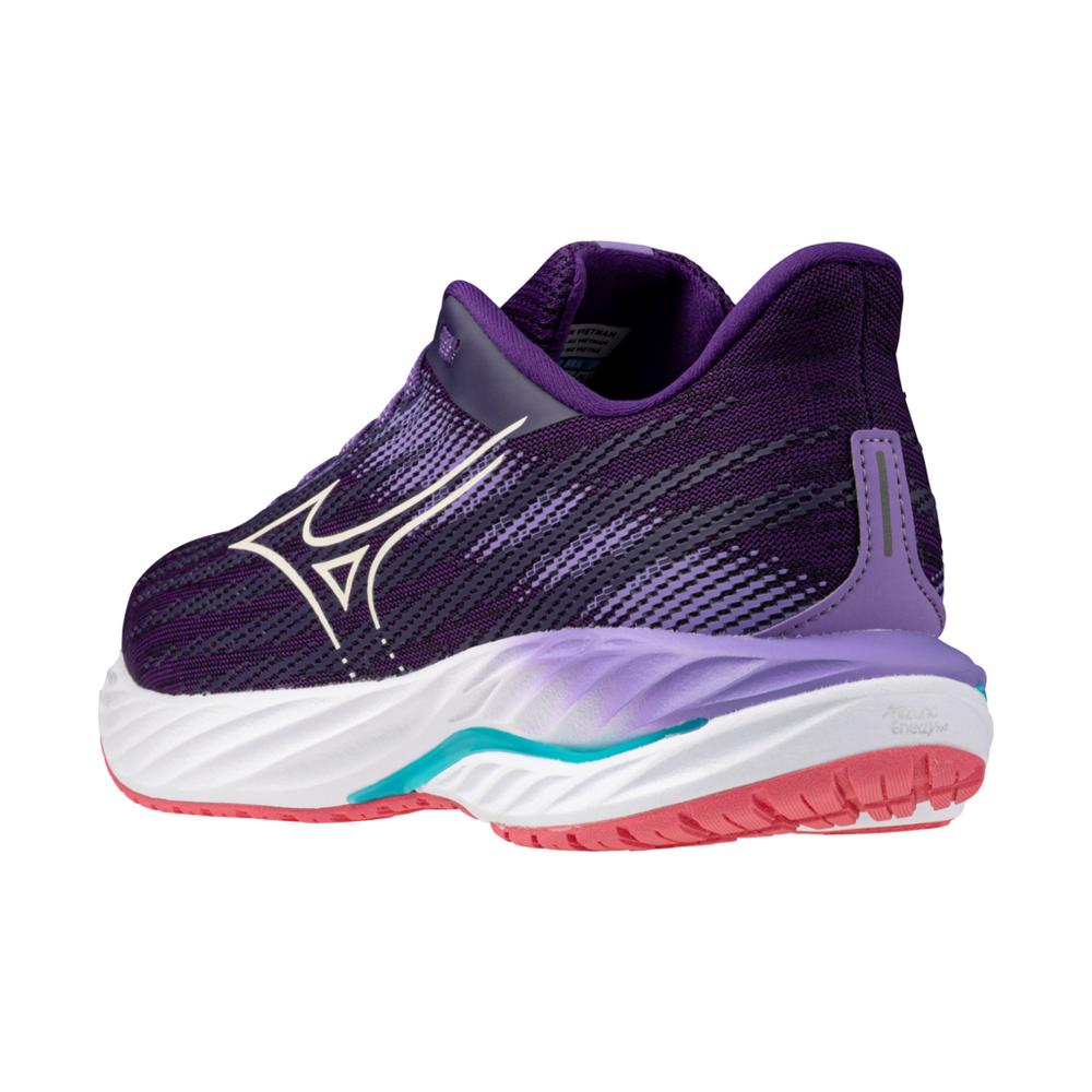 Women's Mizuno Wave Inspire 21 Running Shoe in Vintage Indigo White