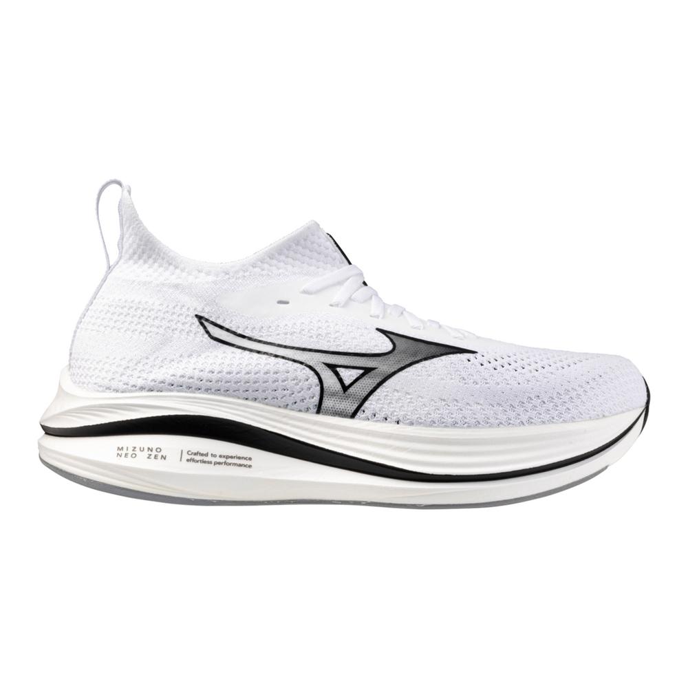 Men's Mizuno Neo Zen Running Shoe in White Black