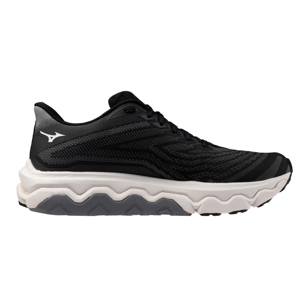 Men's Mizuno Wave Horizon 8 Running Shoe in Black White