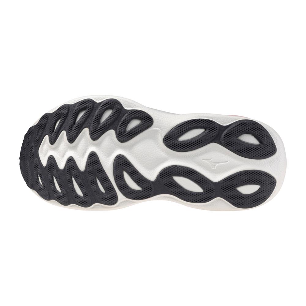 Women's Mizuno Wave Sky 9 Running Shoe in Odyssey Grey | Striking Coral