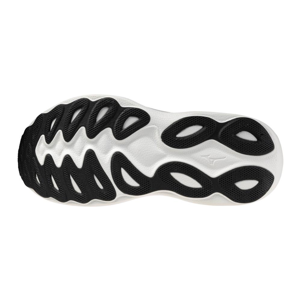 Men's Mizuno Wave Sky 9 Running Shoe in Black | Metallic Grey