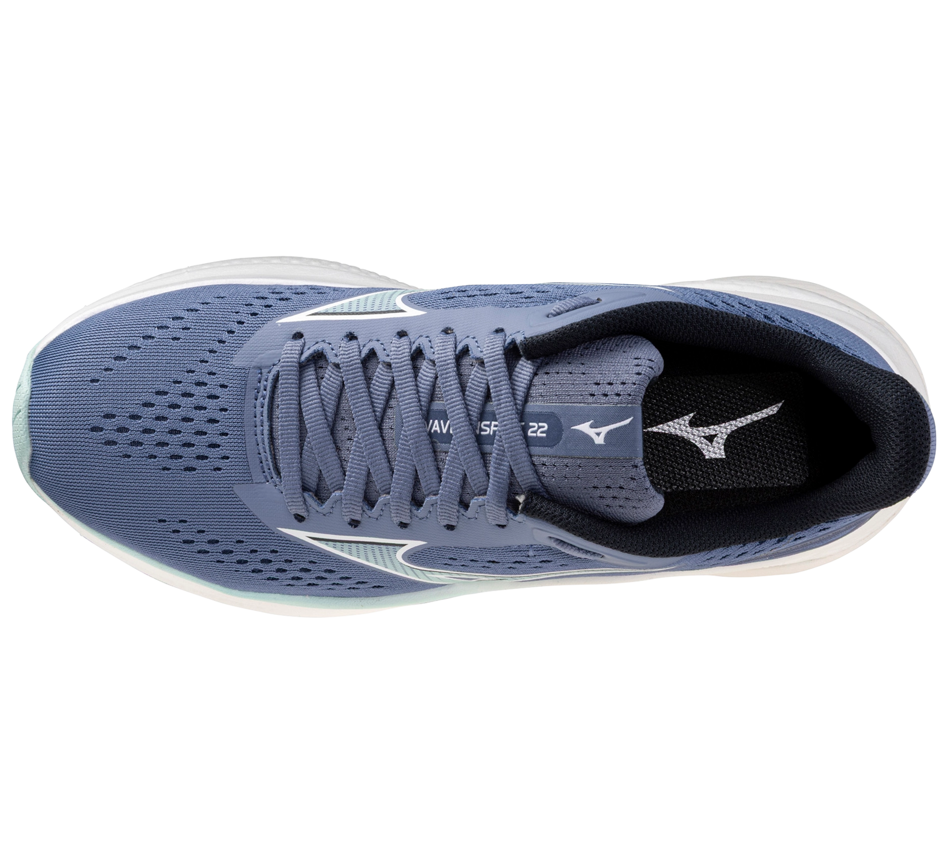 Women's Mizuno Wave Inspire 22 Running Shoe in Wild Wind Icy Morn