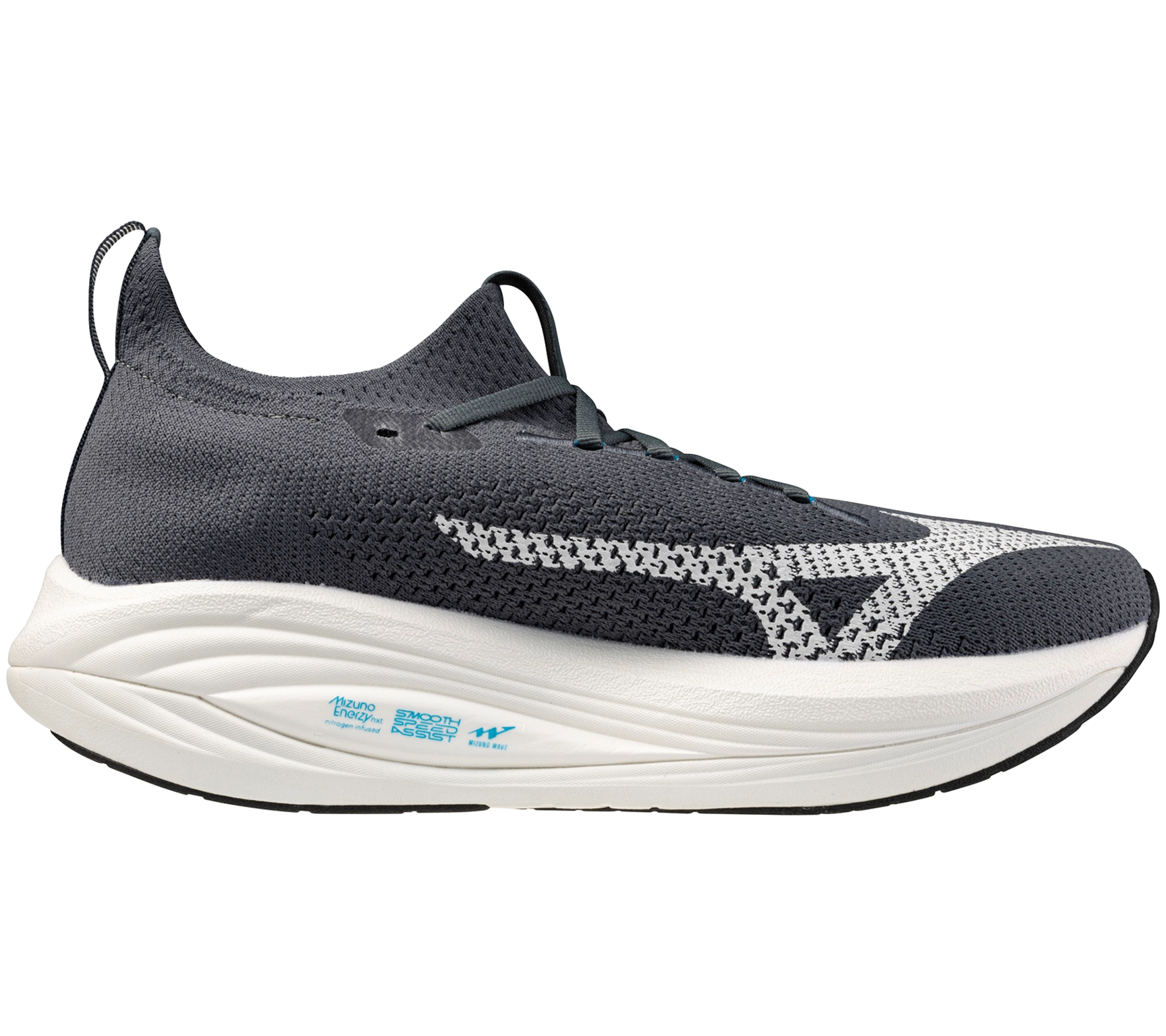 Men's Mizuno Neo Vista 3 Running Shoe in Dark Slate White