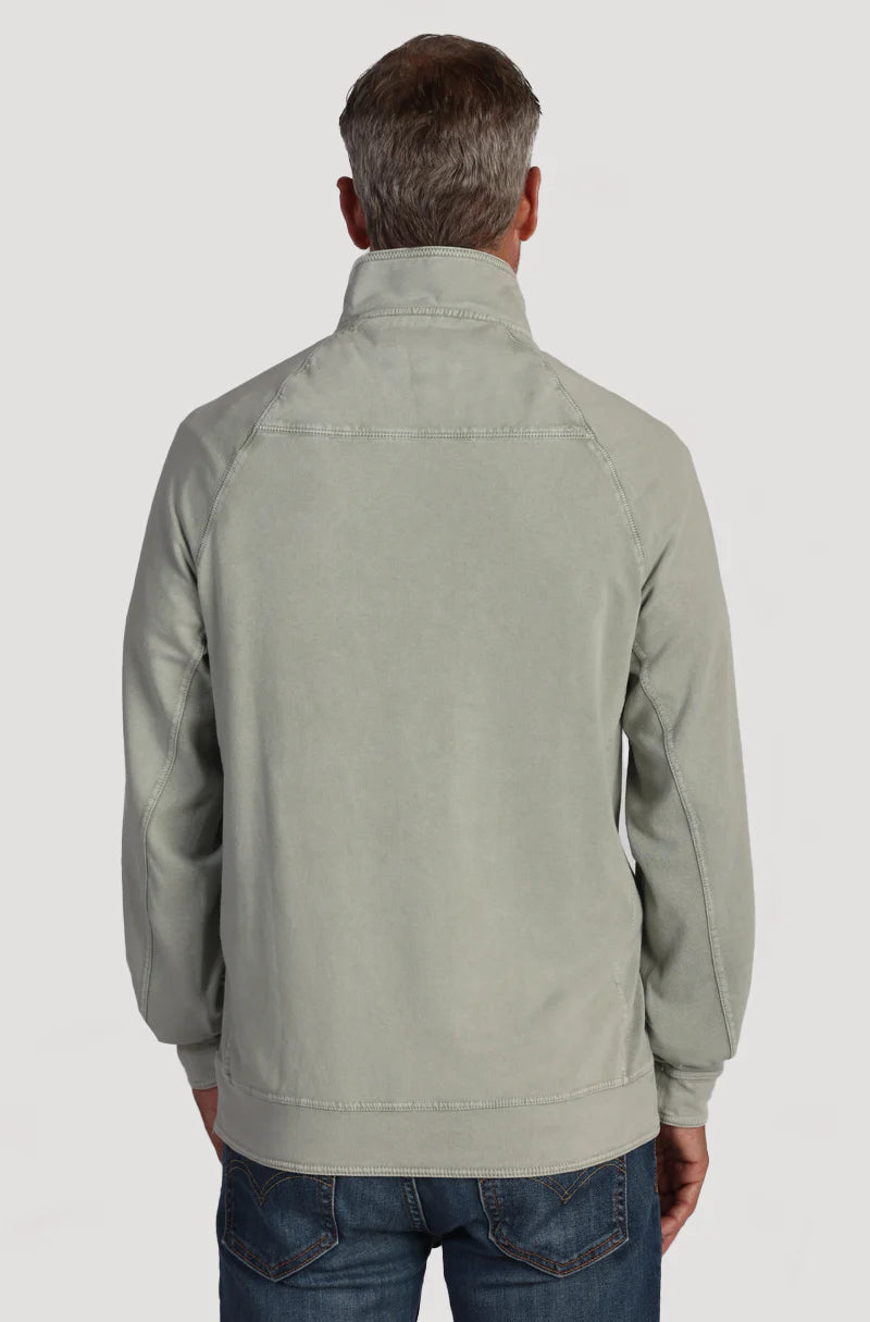 True Grit Vintage Cashmere Heather Fleece in Olive Tree