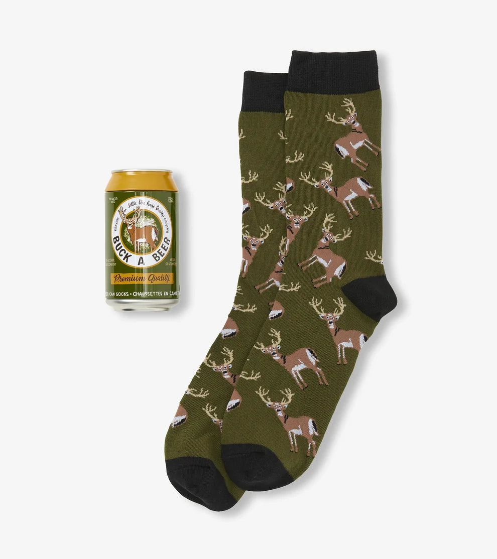 Hatley Buck A Beer Men's Beer Can Socks