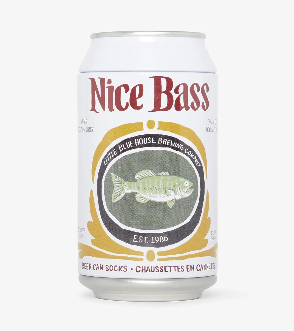 Hatley Nice Bass Men's Beer Can Socks
