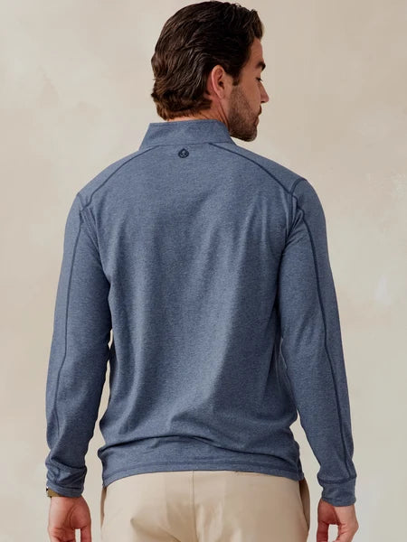 Tasc Carrollton Lightweight Quarter Zip in Admiral Jasper
