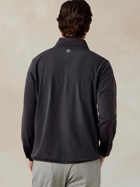 Tasc Stratford Performance Quarter Zip in Cinder