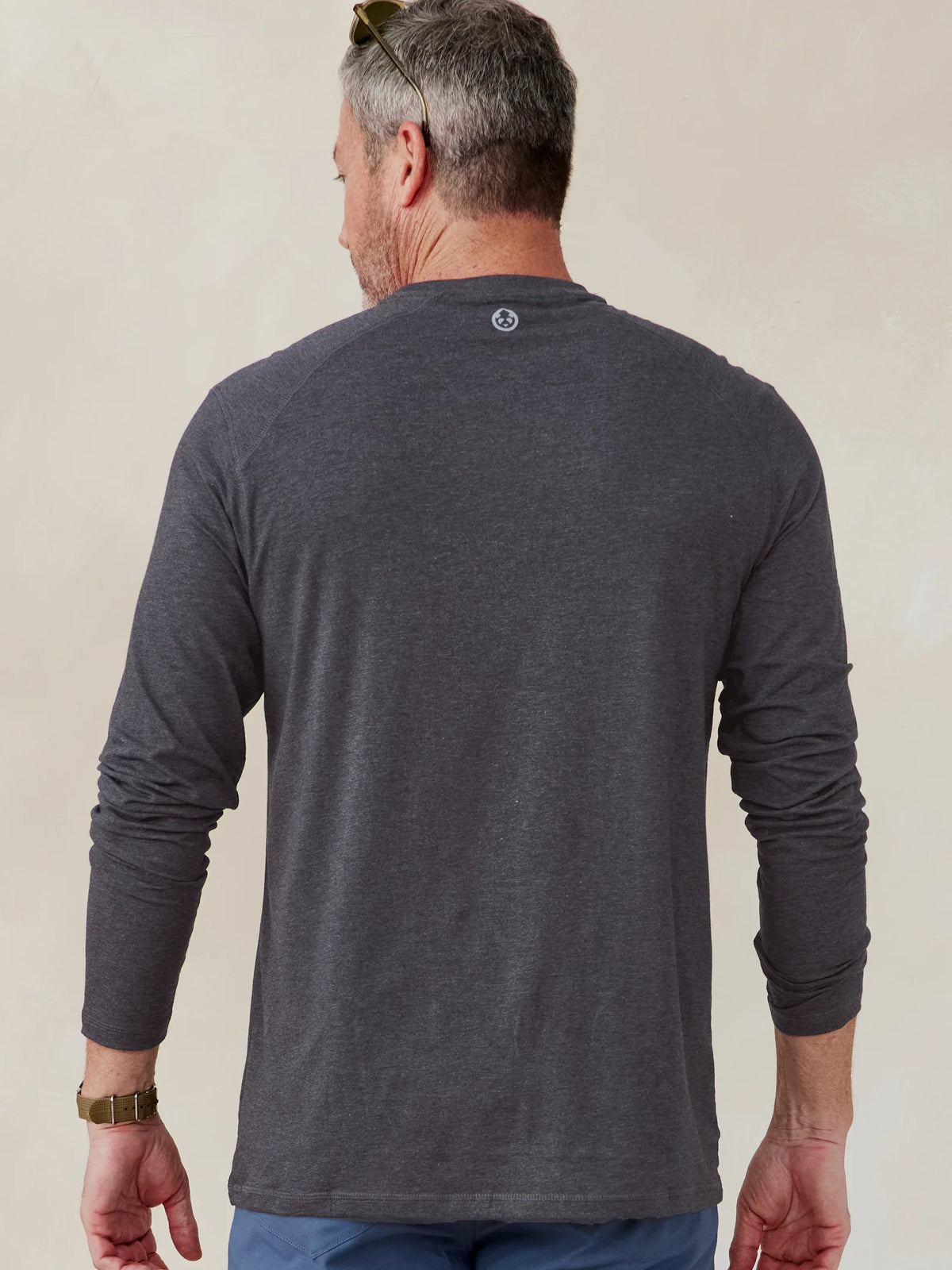 Tasc Carrollton Long Sleeve T-Shirt in Cinder