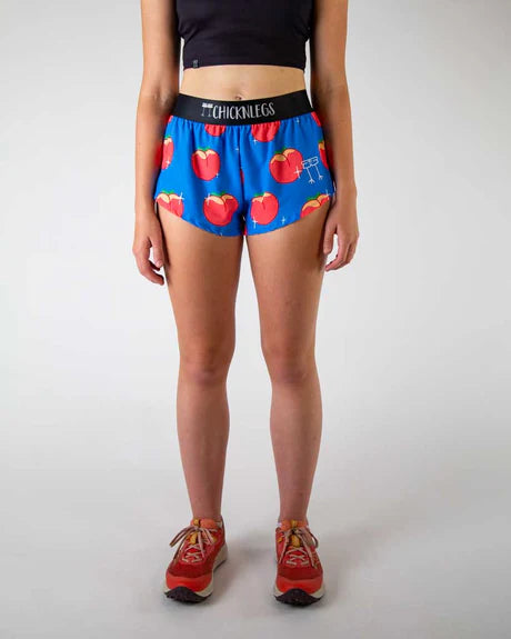 ChicknLegs Women's 1.5" Split Shorts in Juicy Peaches