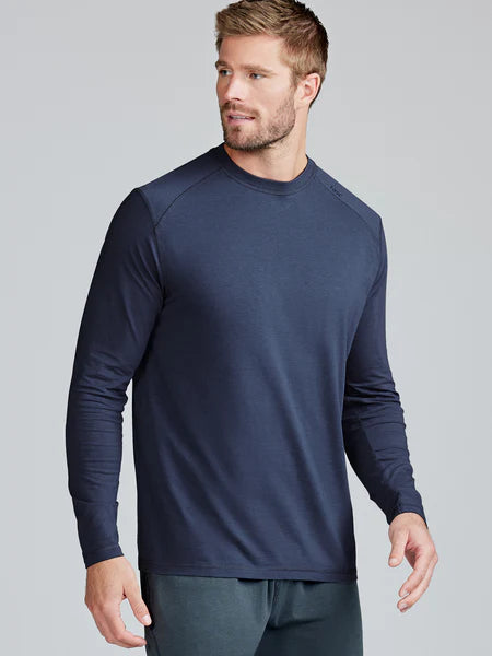 Tasc Carrollton Long Sleeve T-Shirt in Classic Navy