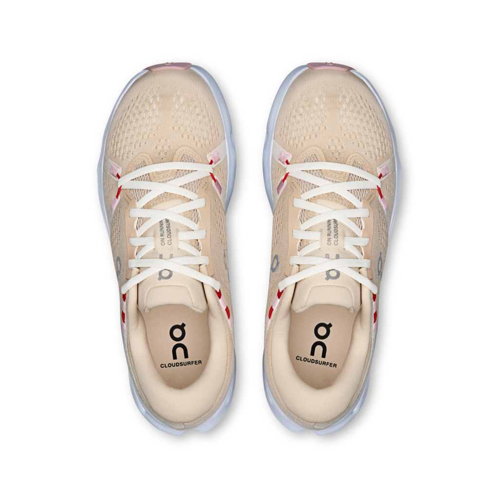 Women's On Cloudsurfer 2 Running Shoe in Sand | Ivory