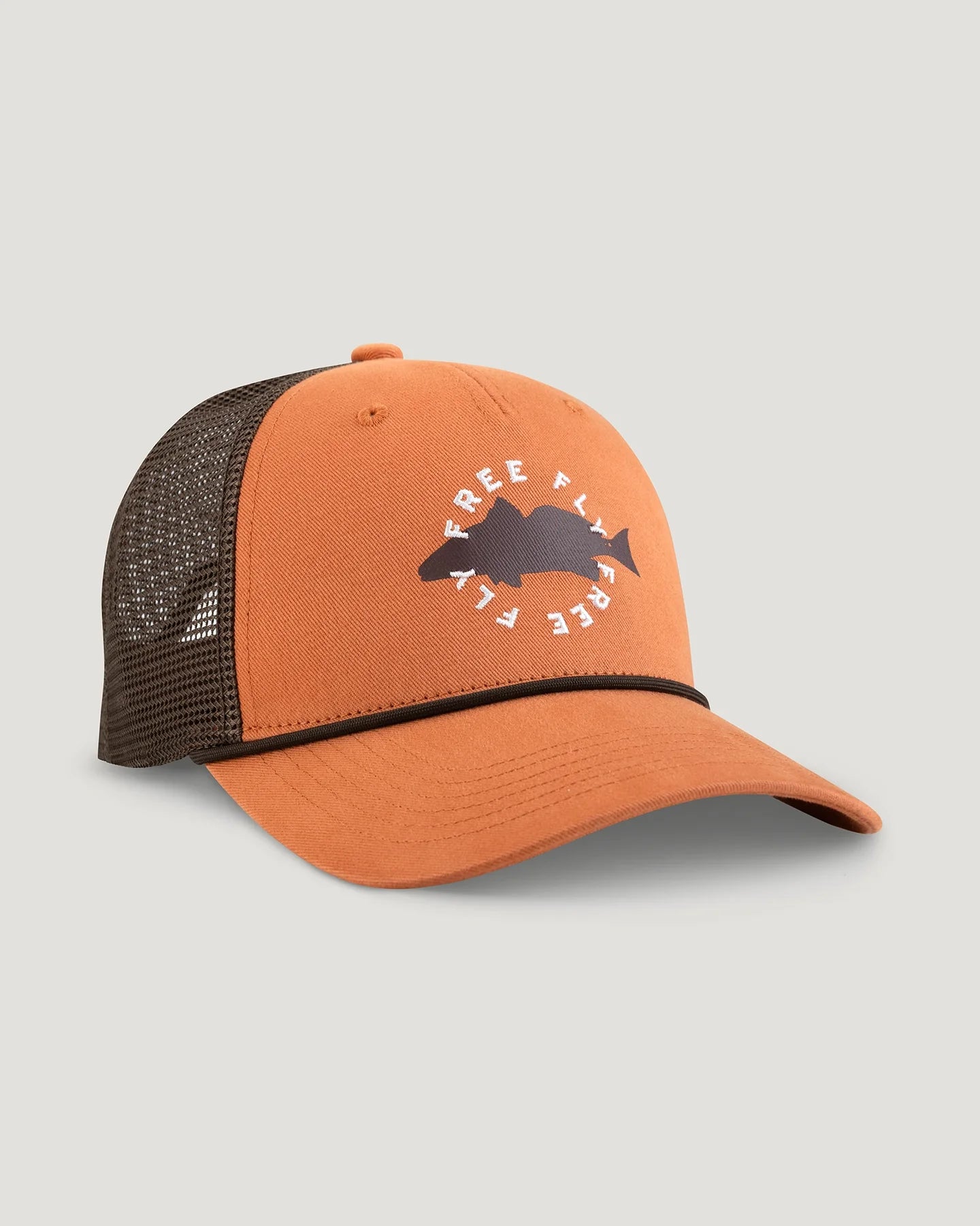 Free Fly Target Species Trucker Hat in Rust