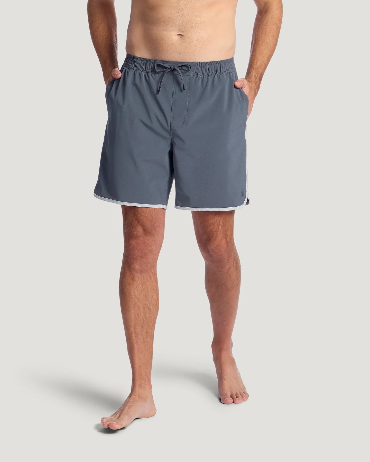 Free Fly Men's Lined Downshore Trunk in Storm Cloud
