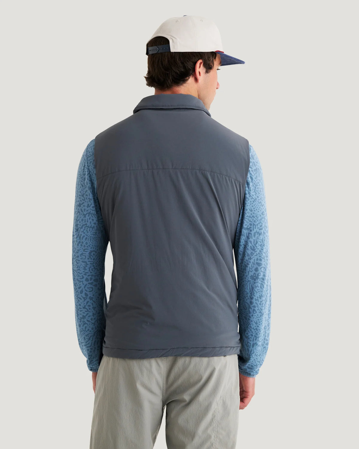 Free Fly Men's Coldvale Insulated Vest in Storm Cloud