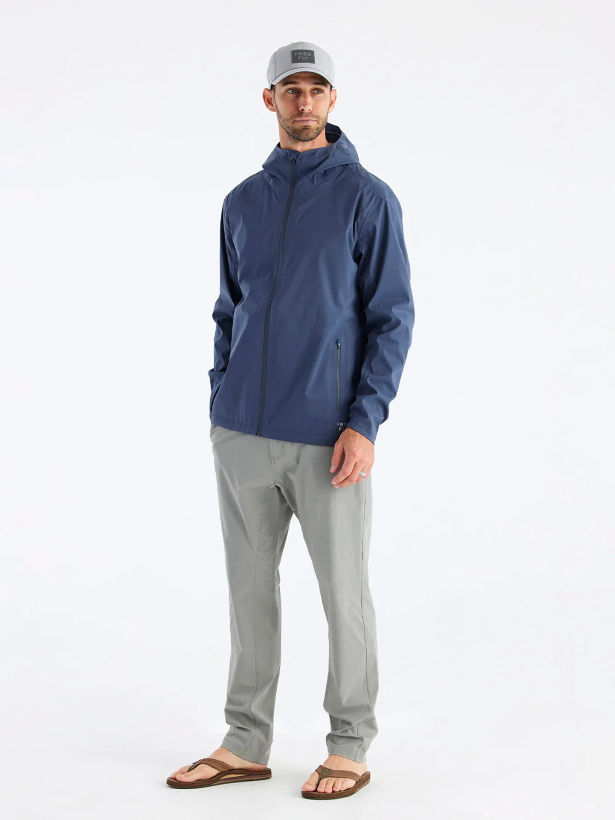 Free Fly Men's Cloudshield Rain Jacket in Storm Cloud