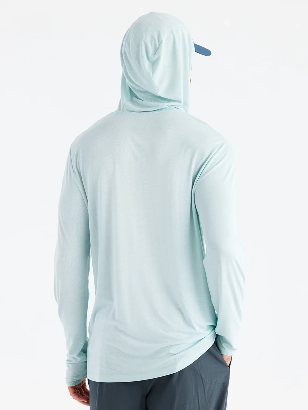 Free Fly Men's Bamboo Lightweight Hoodie in Glacier