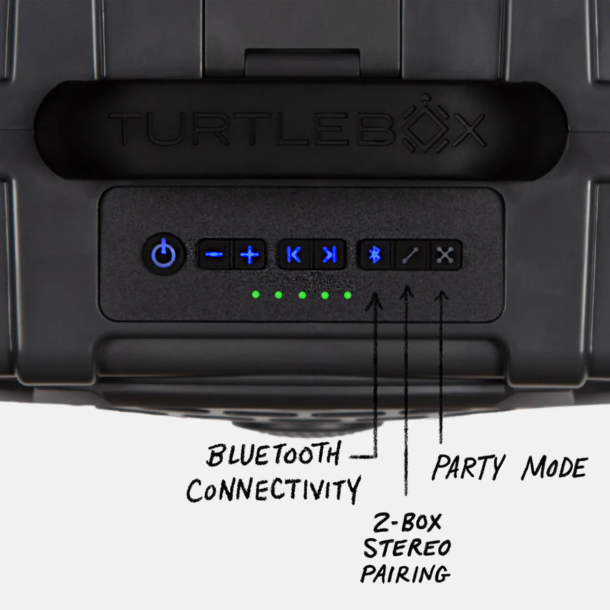 Turtlebox Outdoor Bluetooth Waterproof Gen 3 Portable Speaker in Gray/Black