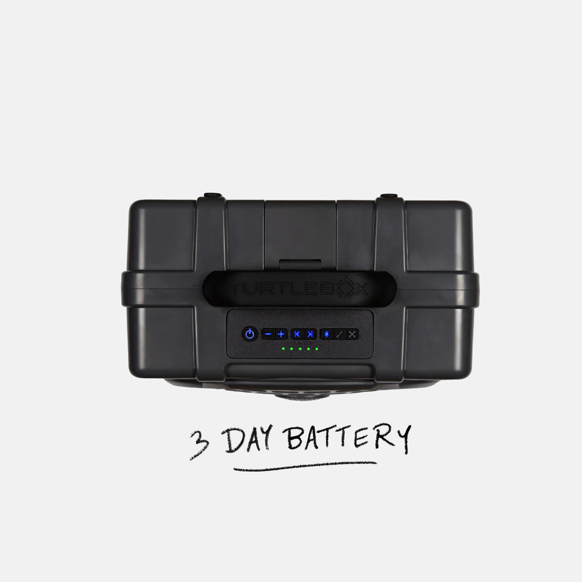 Turtlebox Outdoor Bluetooth Waterproof Gen 3 Portable Speaker in Gray/Black