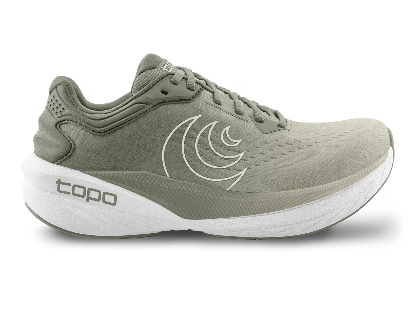 Men's Topo Athletic Phantom 4 Running Shoe in Khaki | White