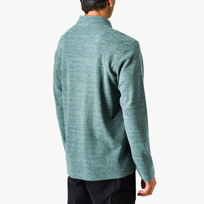Aftco Coastal Layer 1/4 Zip in Dark Sea Heather