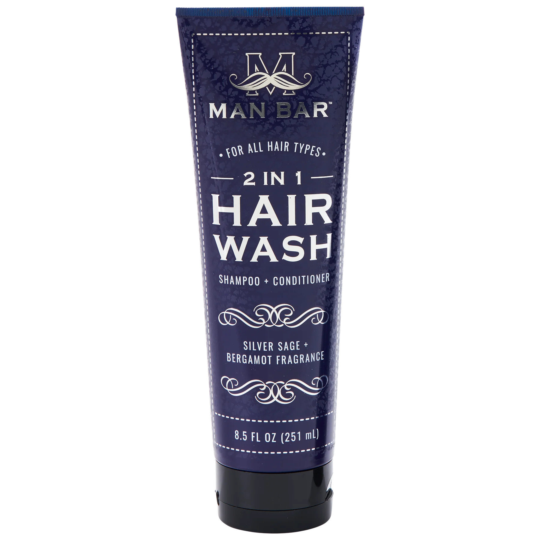 Man Bar 2-in-1 Hair Wash in Silver Sage & Bergamot
