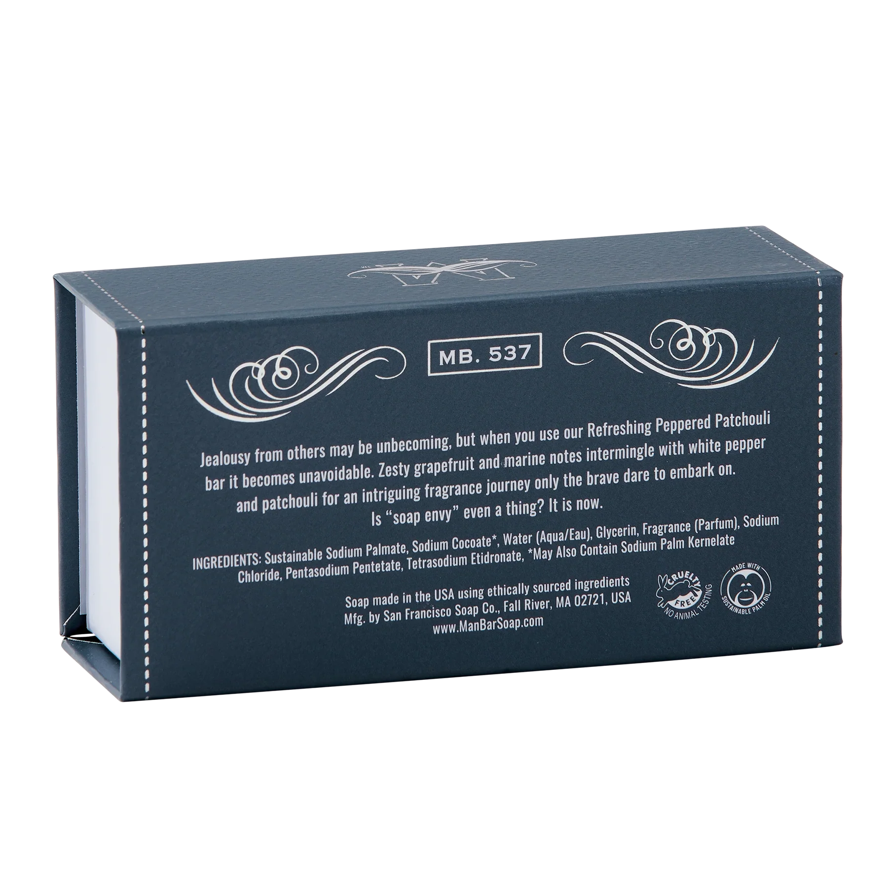 Man Bar Soap in Refreshing Peppered Patchouli