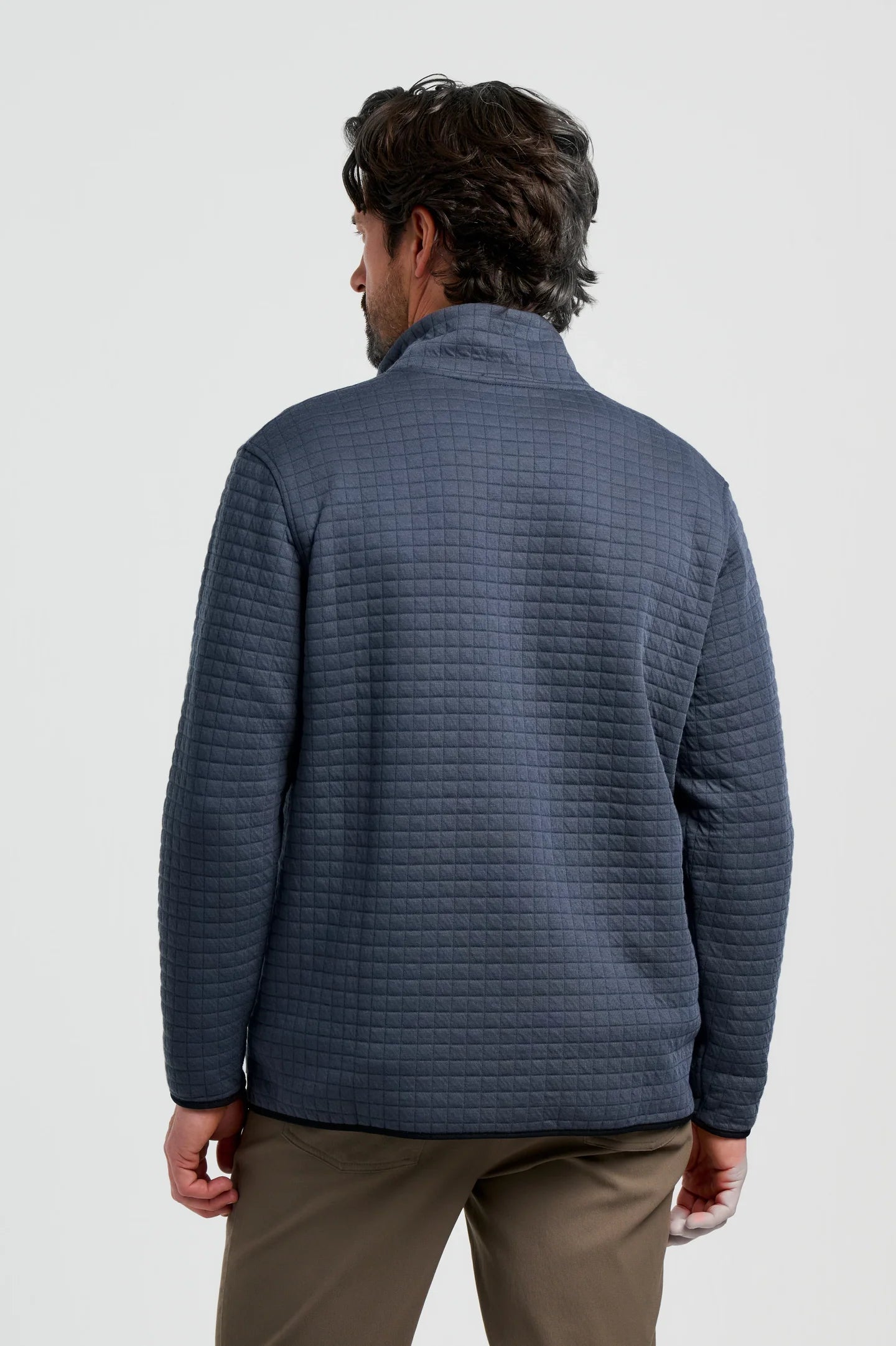 Free Fly Men's Downvalley Quarter Zip in Storm Cloud