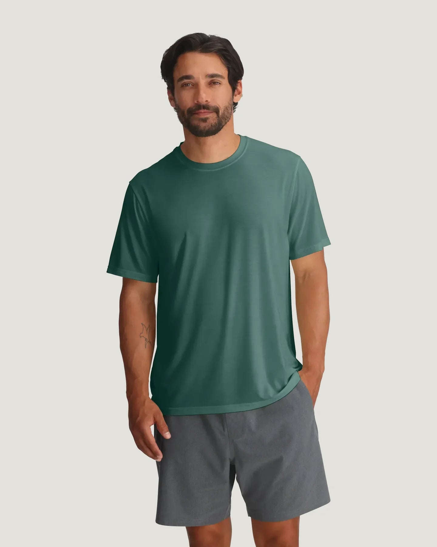 Free Fly Men's Elevate Lightweight Tee in Sea Pine
