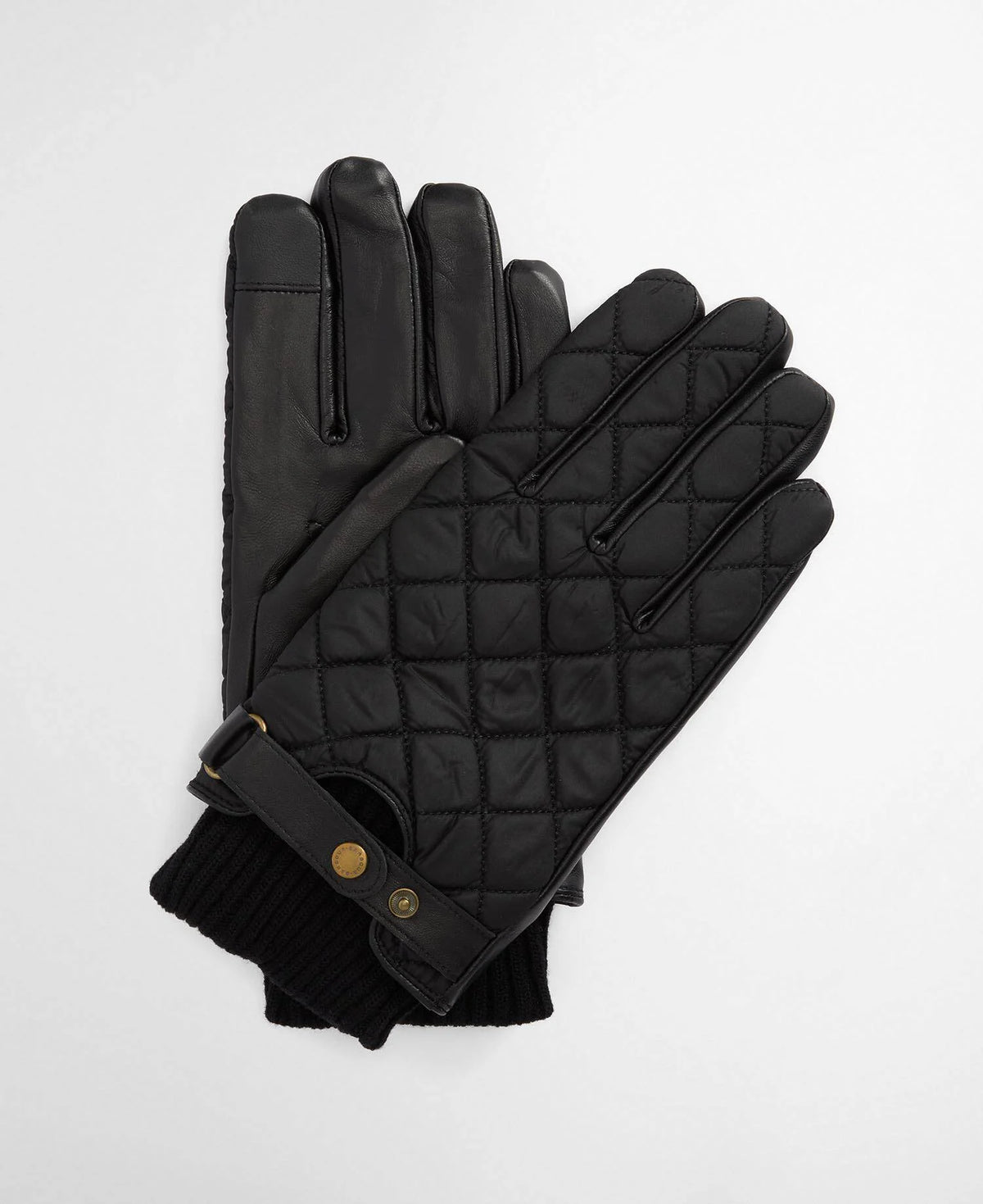 Barbour Singsby Quilted Waterproof Gloves in Black