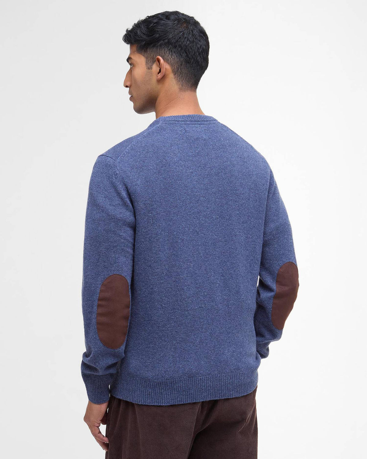 Barbour Essential Crew-Neck Jumper in Dark Indigo