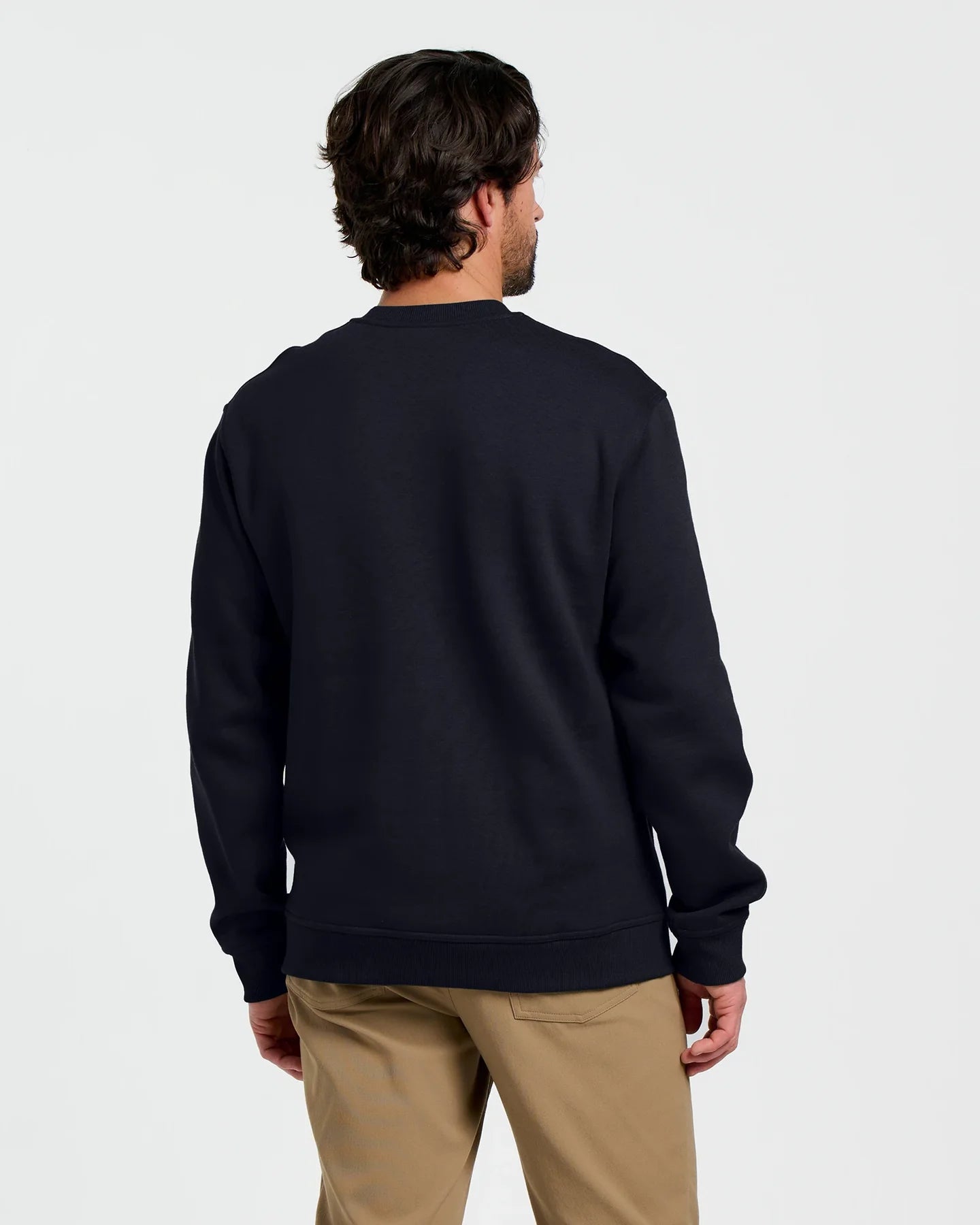 Free Fly Men's Bamboo Northcoast Fleece Crew in Black