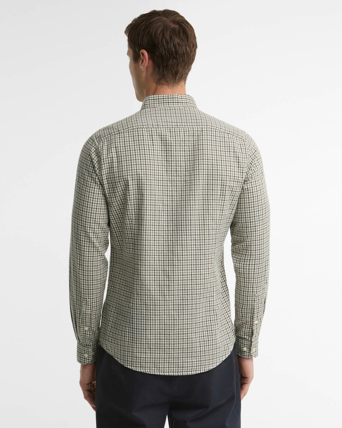 Barbour Padshaw Tailored Long-Sleeved Shirt in Olive