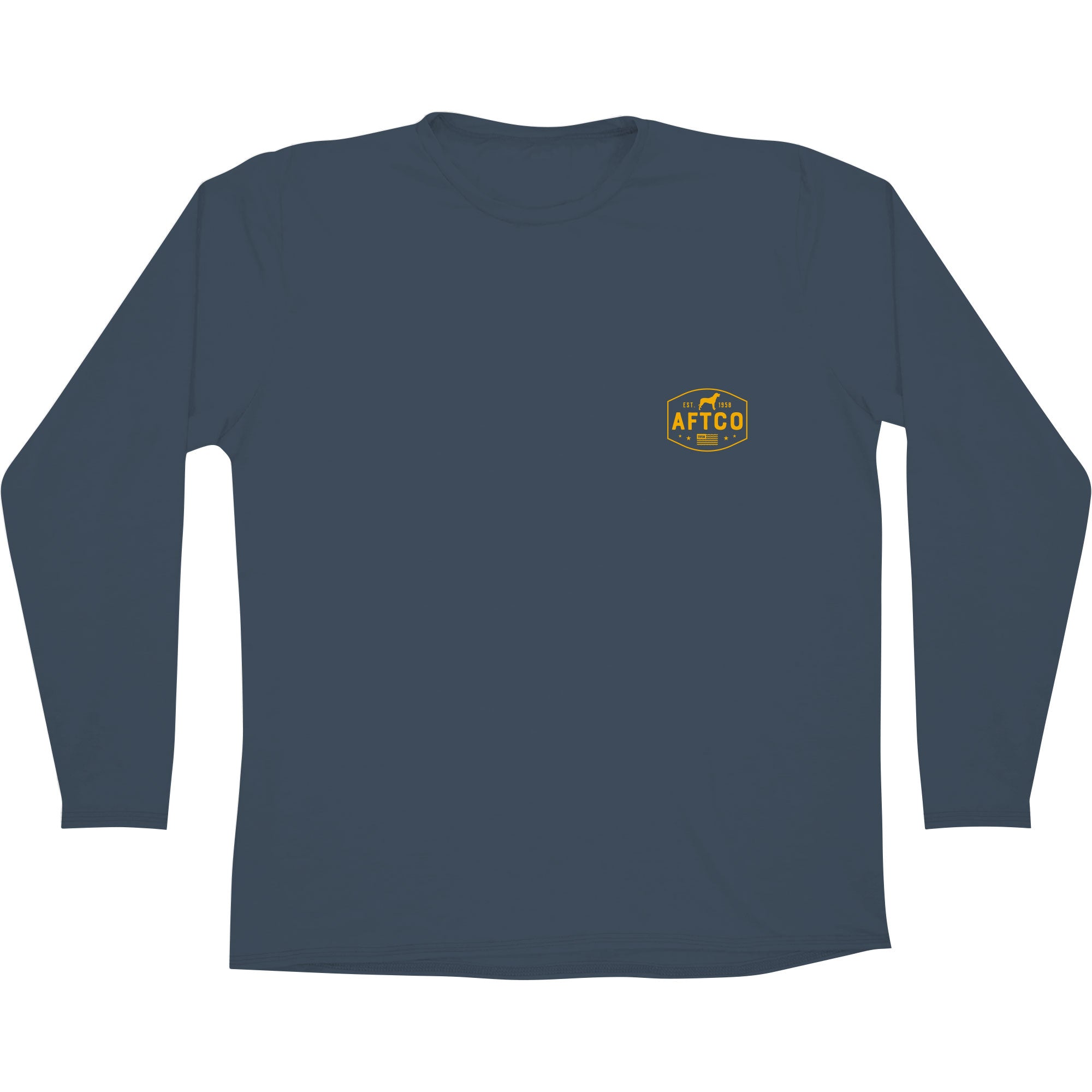 Aftco Best Friend Long Sleeve Tee in Midnight Heather