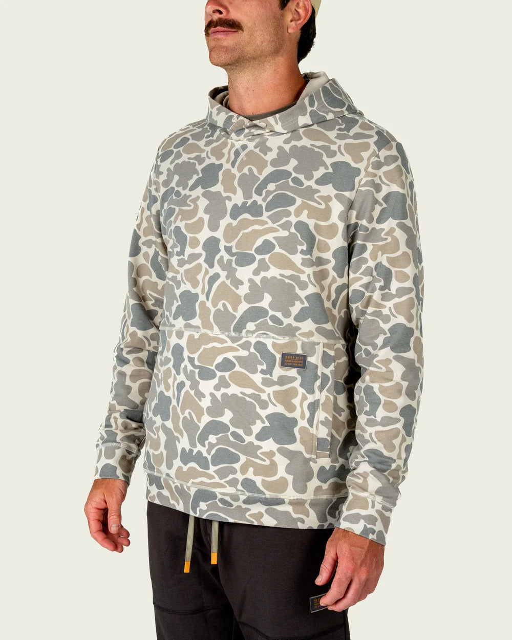 Marsh Fireside Hoodie in Khaki Mallard Camo