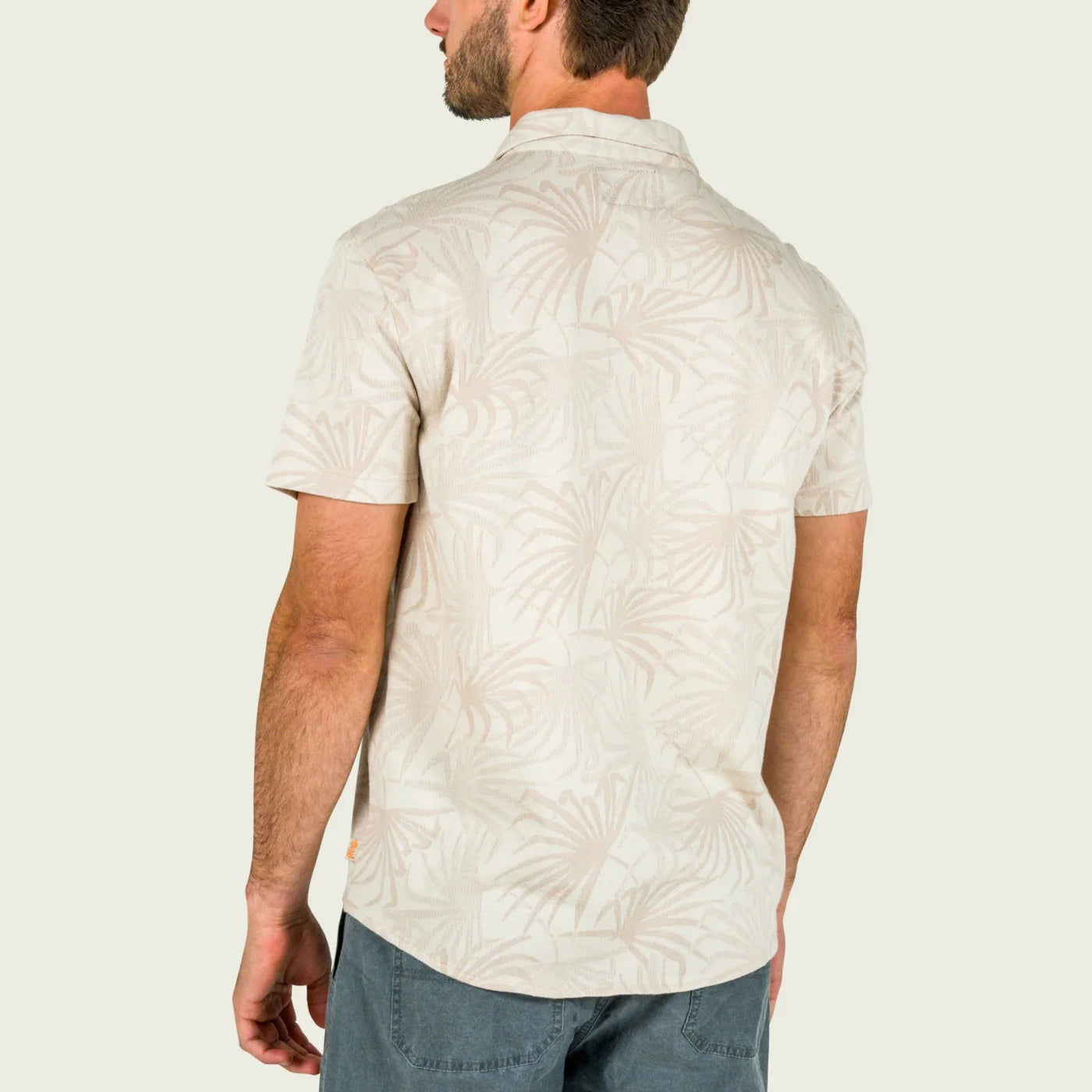 Marsh Baracoa Camp Shirt in Stone