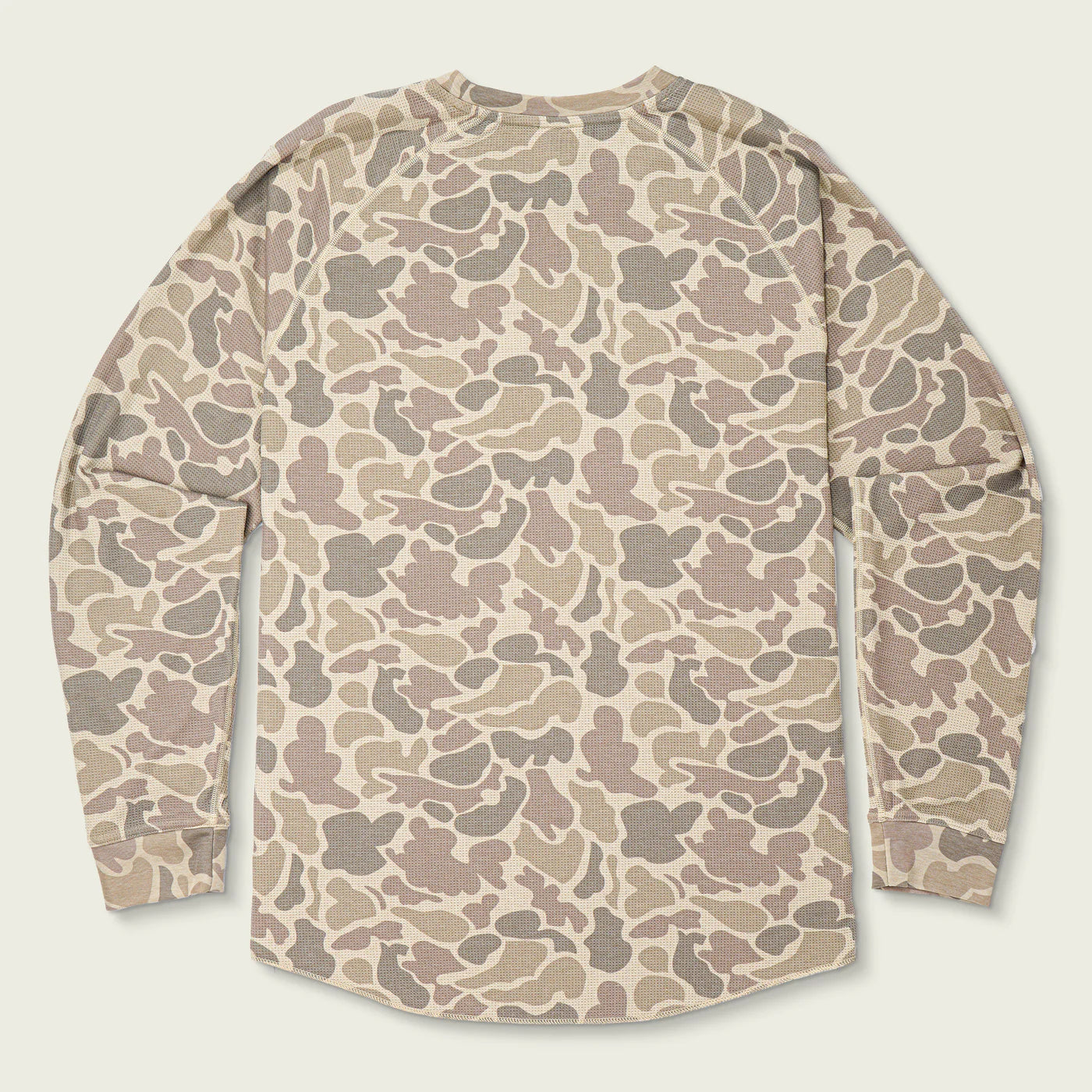 Marsh Surfside Waffle Knit in Khaki Mallard Camo
