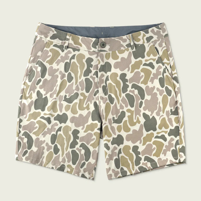 Marsh Prime Haygood Shorts in Khaki Mallard Camo
