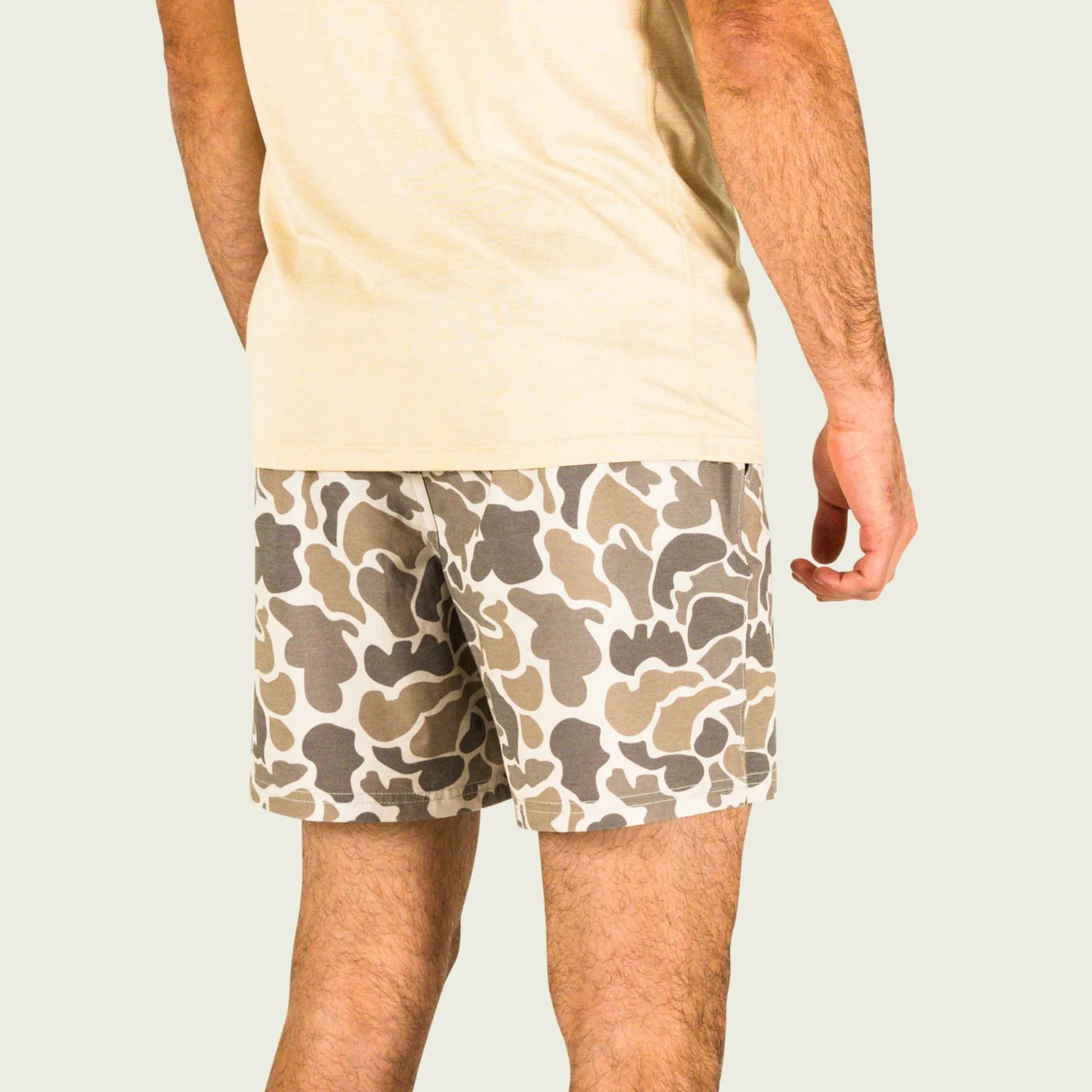 Marsh Fulton 6" Volley Short in Khaki Mallard Camo
