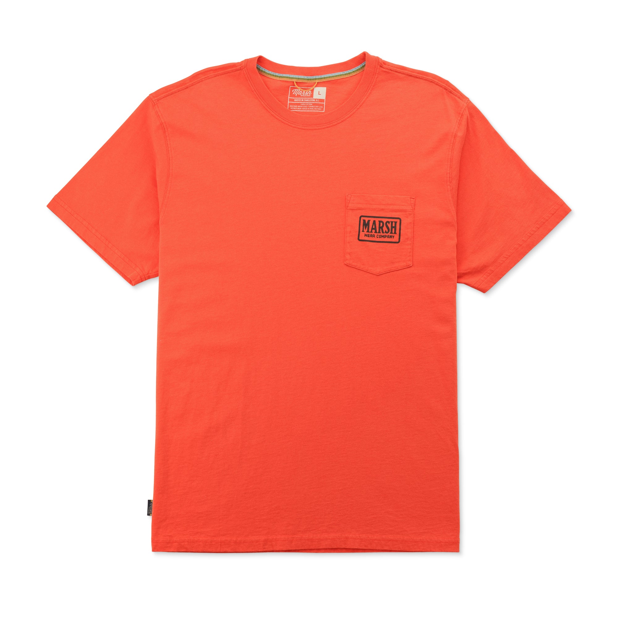 Marsh Badge Short Sleeve Tee in Ginger