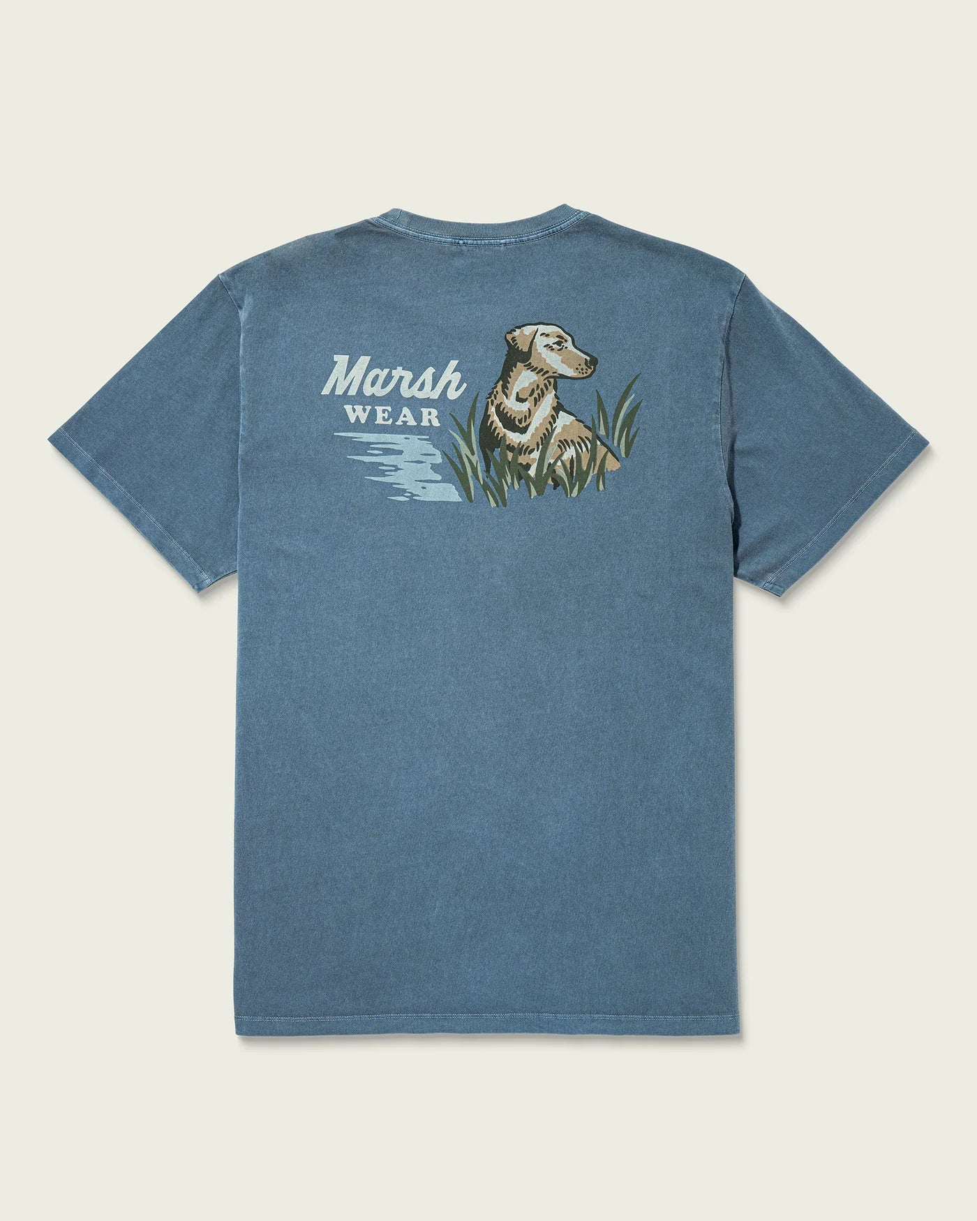 Marsh Heritage Lab Tee in Bluefin